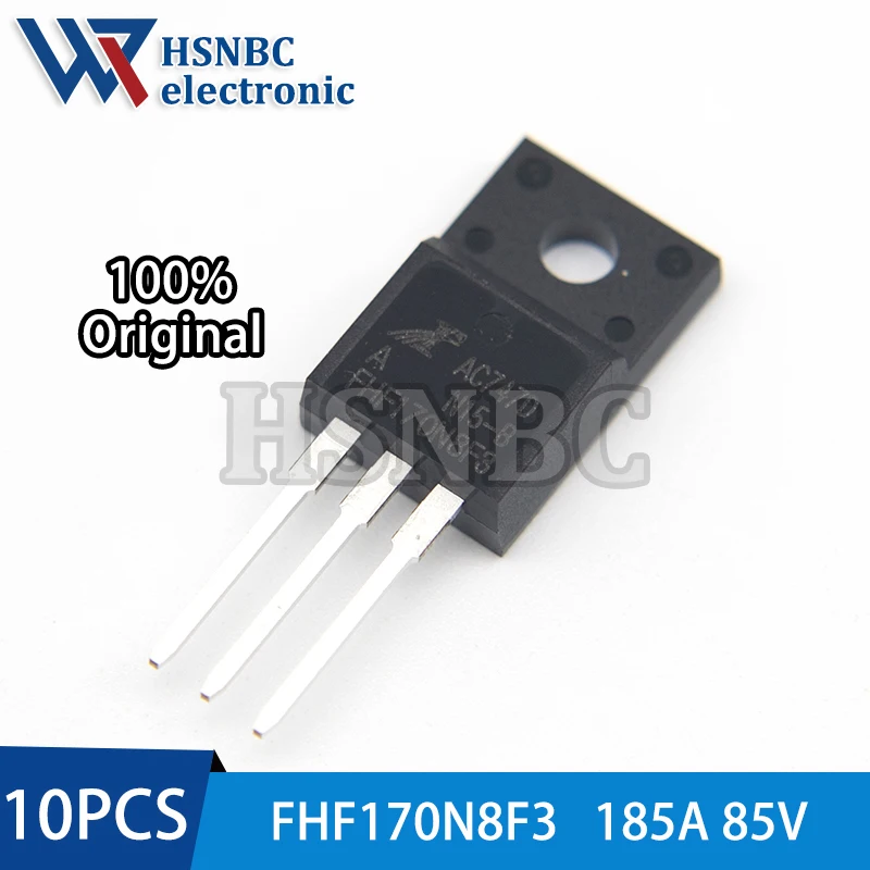 

10PCS FHF170N8F3 170N8F3 FHF170N8F3A TO-220F 185A 85V N-channel Power MOSFET Transistor 100% New Original