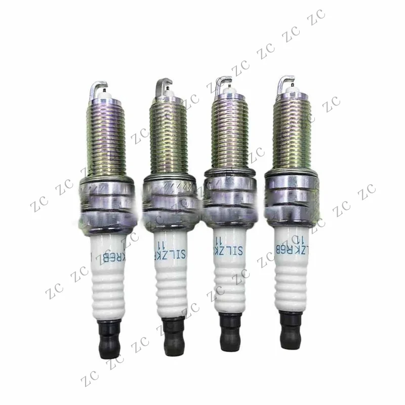 S+ Spark Plugs For Hyundai Kia 1.6L 18846-11060 SILZKR6B-11 4PCS