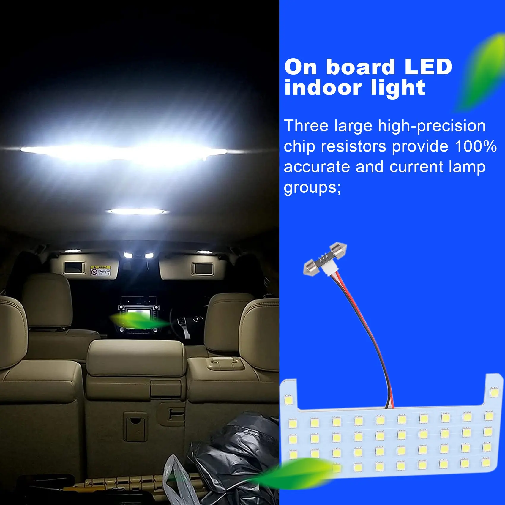For Toyota Prado 150 Series TRJ150 GRJ150 GRJ151 LED Room Lamp for Sliding Switches for Early Mid Late Period TRJ150 A image 3