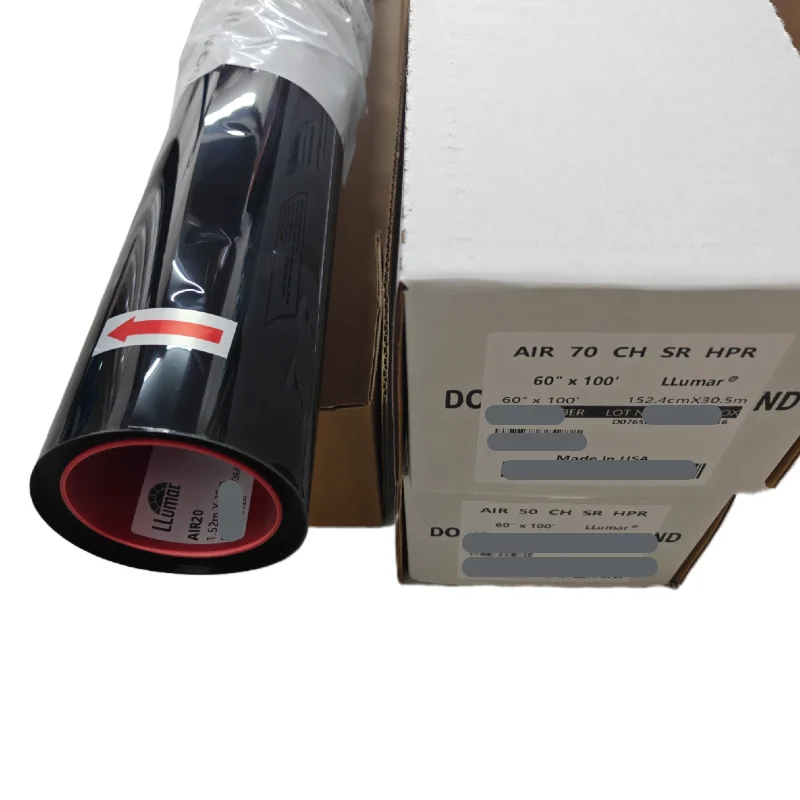 

Window film LLumar transmittance 5% 20% 35% black window film car window film 95%-100% thermal insulation rate