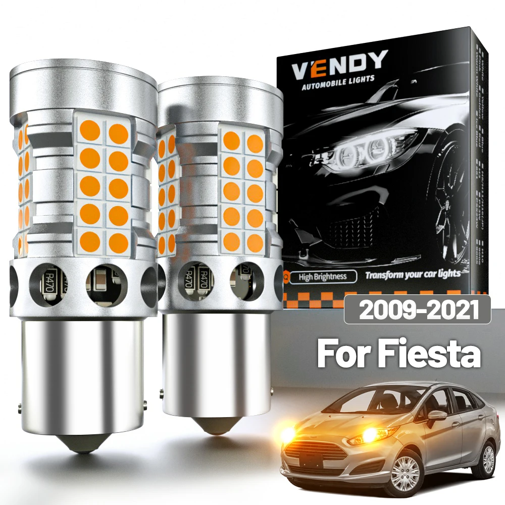

2pcs LED Turn Signal Light For Ford Fiesta 6 7 2009-2021 Turning Lamp 2010 2014 2015 2016 2017 2018 2019 2020 Canbus Accessories