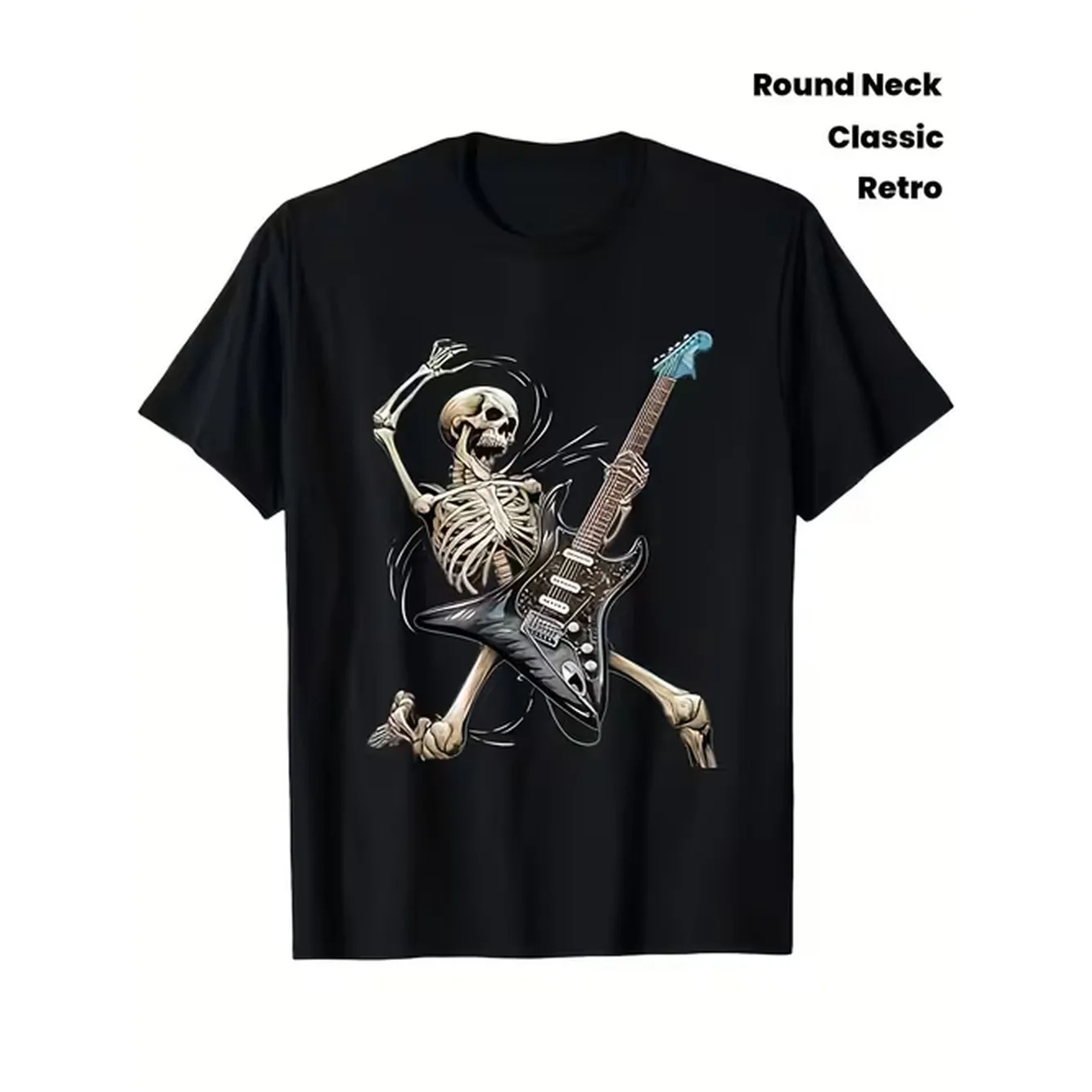 T-shirt graphique unisexe 100 % coton, respirant et léger, col rond, coupe classique, haut décontracté pour toutes les saisons, lavable en machine, style classique rétro, col rond, manches courtes, facile à laver