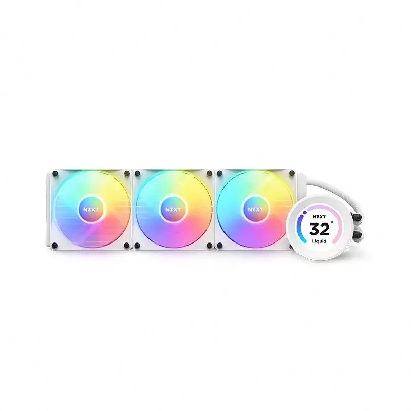 Hot Sale Kraken Elite 360 RGB White Water Cooler For Gaming Computer Cooling CPU Coolers Cooling Fan