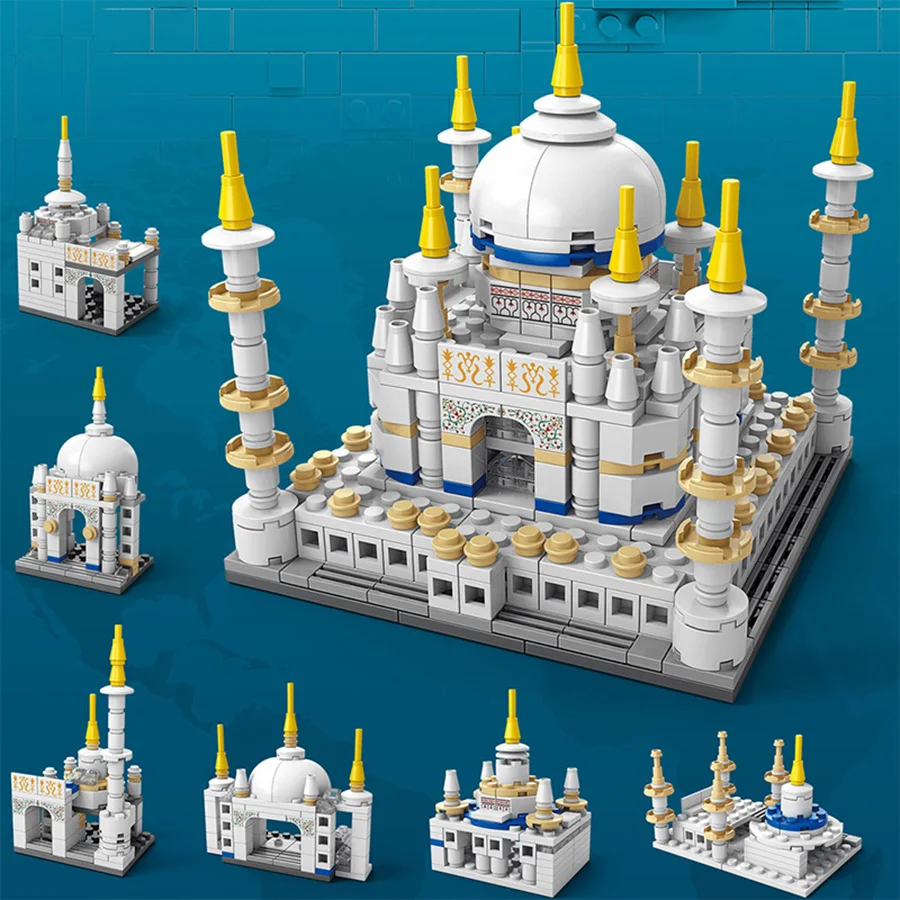 

The classic Taj Mahal building blocks, the six-in-one castle series - these can be given as gifts to your friends.The classic Ta