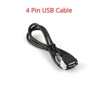 Universal 6 Pin USB Cable,4 Pin USB Cable for Car Multimedia Player