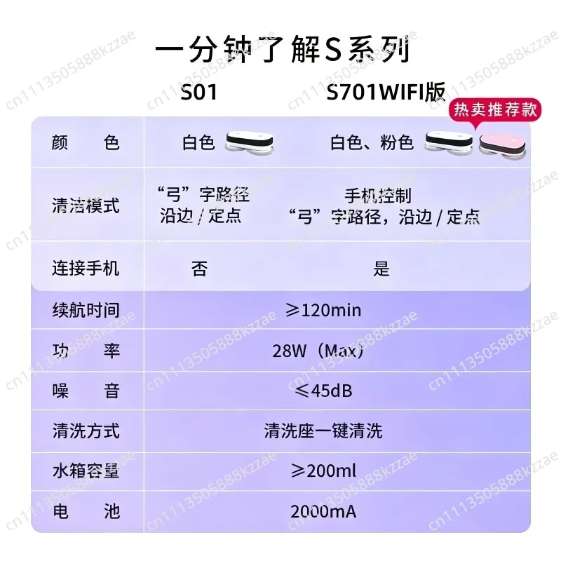 Intelligent Mopping Washing Robot Double Towing Automatic Floor Mop Dust Removal Humidification Machine