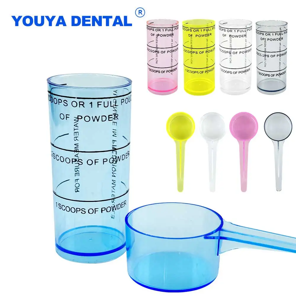 

Plastic Measuring Scoop for Liquid Dental Lab Mixing Cup Powder Surveying Tools Oral Impression Material Mixing Accessaries