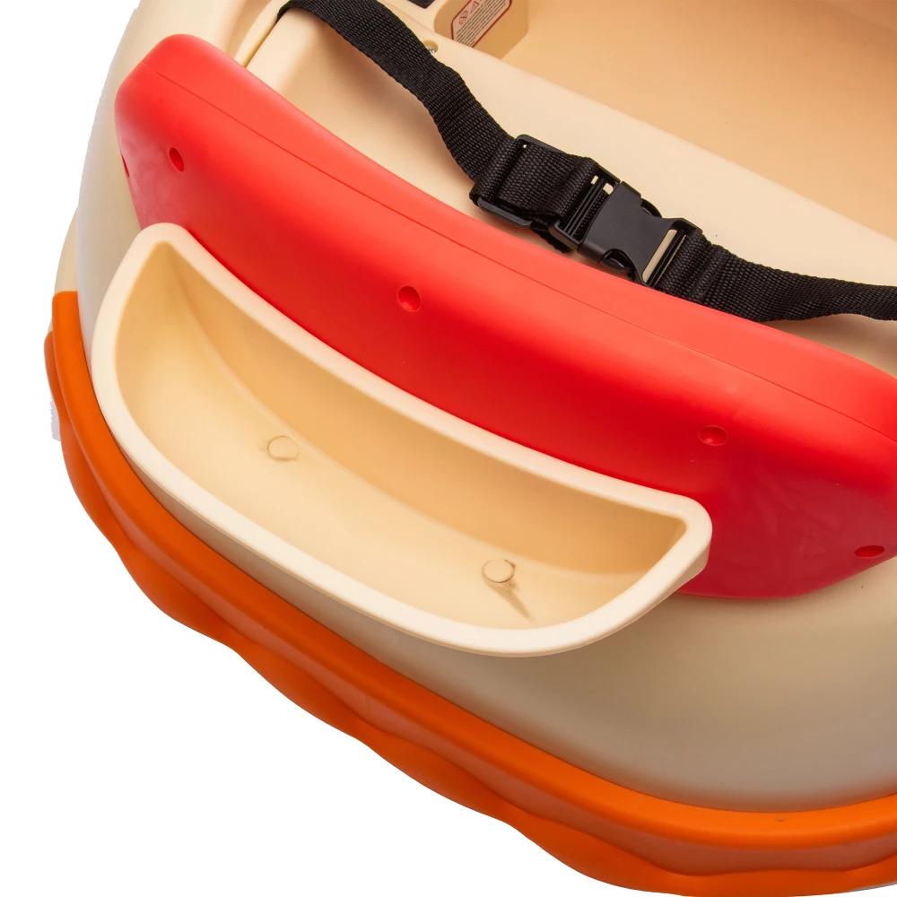 سيارة مصد كهربائي للأطفال 12 فولت مع جهاز تحكم عن بعد، 360 درجة °   سبين، تصميم همبرغر، بلوتوث، موسيقى، أضواء LED، للأعمار من 2 إلى 5 سنوات