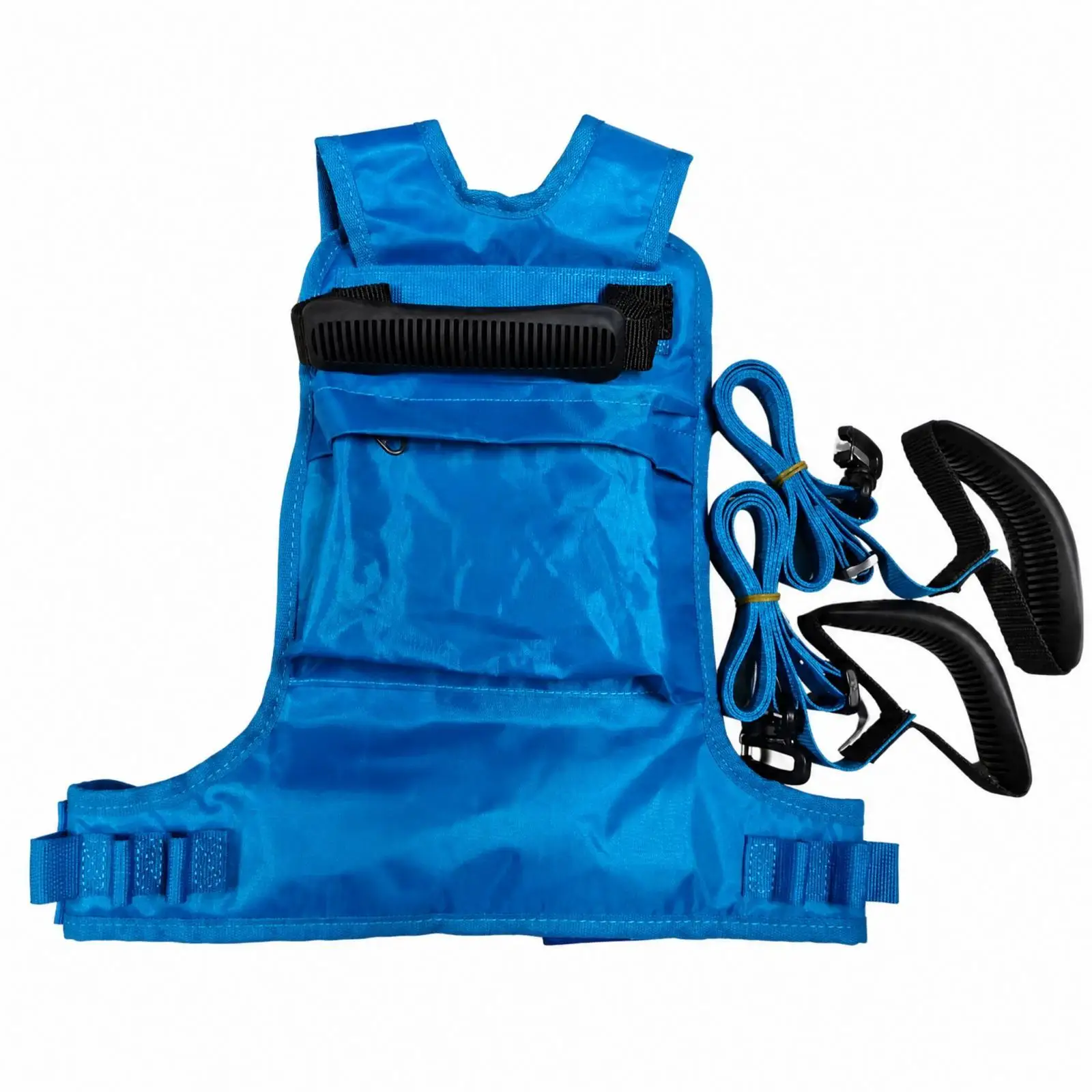 Child Ski Training Aid with Padded Rear Handle and Front Pocket for Essentials Support Harness for Teaching Kids to Ski Safely