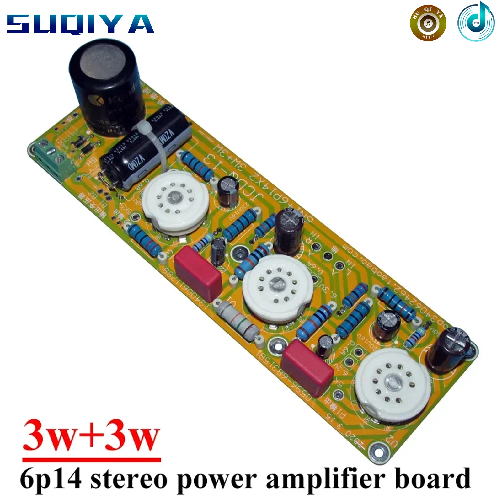 3w*2 6p14 Vacuum Tube Amplifier Board Low Noise 2-channel Stereo Power Amplifier Board Diy Audio