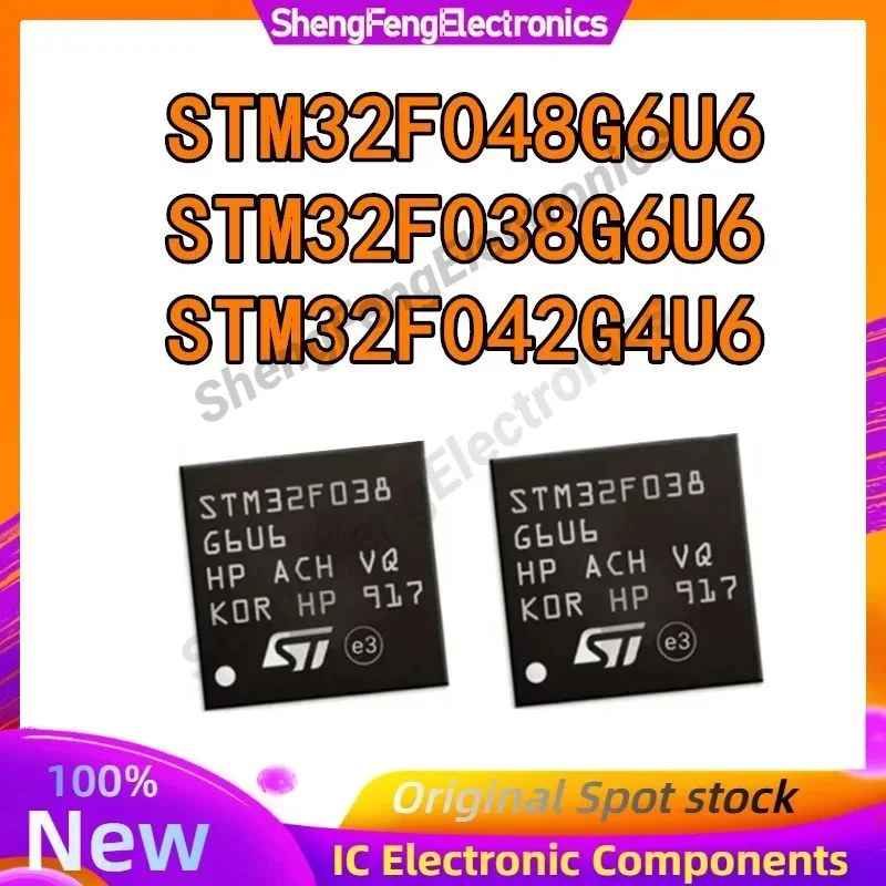 

STM32F038G6U6 STM32F042G4U6 STM32F048G6U6 STM STM32F038 STM32F042 STM32F048 STM32F038G6 STM32F042G4 STM32F048G6 IC MCU Chip QFN