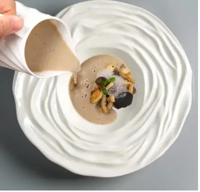 

Керамические тарелки для ужина, тарелки для супа, соломенная шляпа, закуска, десертное блюдо, бытовая посуда неправильной формы, посуда для макарон