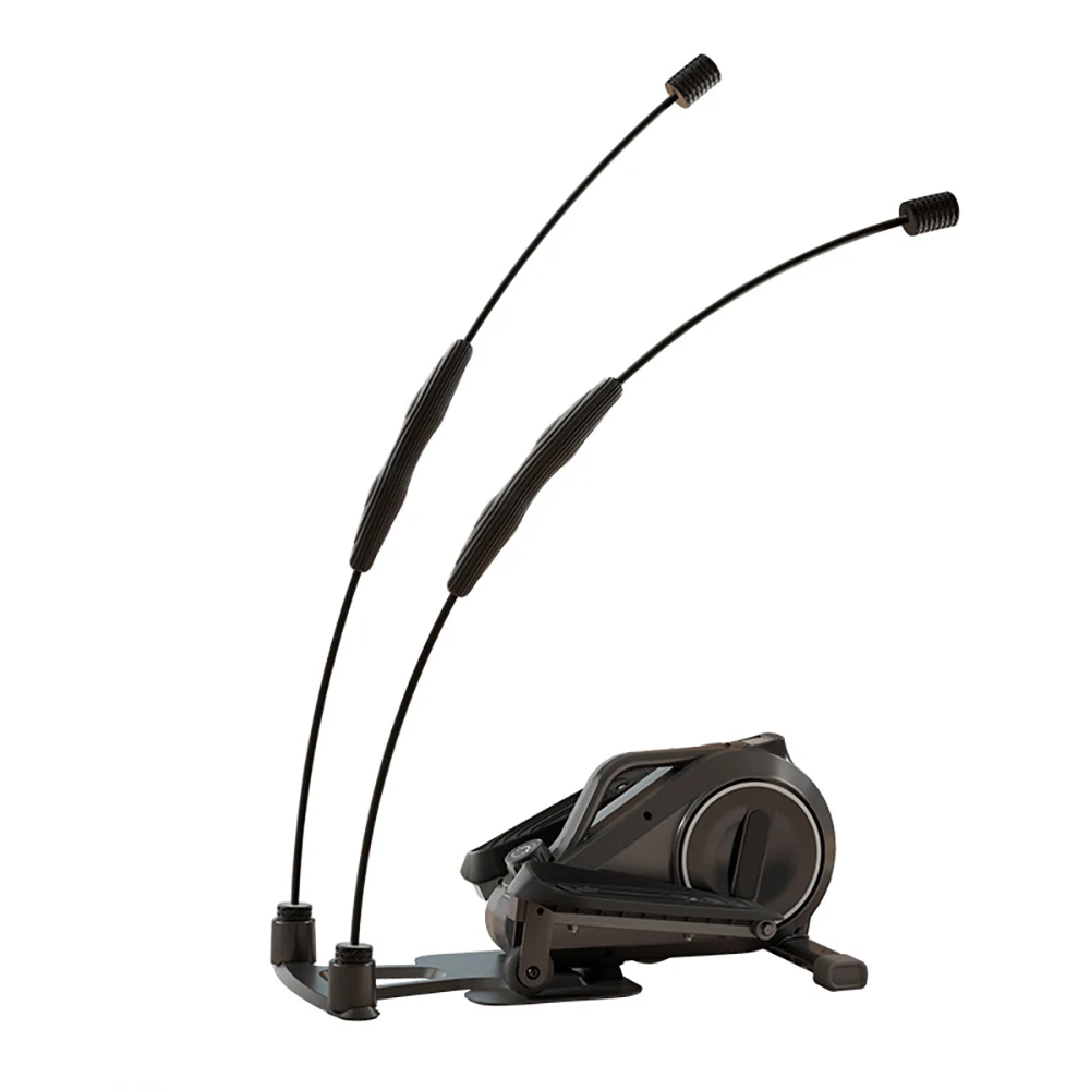 

Smart Portable Steel Elliptical Trainer-Home Use Silent Mini Stepper with Striding Stepper for Aerobic Fitness