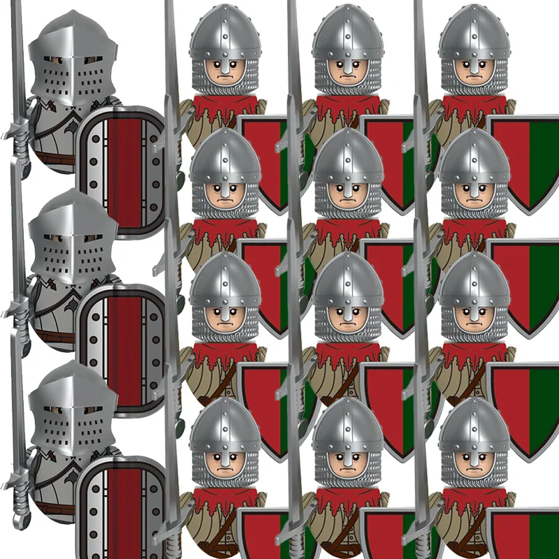 Jouets pour enfants, figurines militaires médiévales, armée impériale interdite, chevalier, légion, soldats anciens, costumes, blocs de construction, modèles, cadeaux
