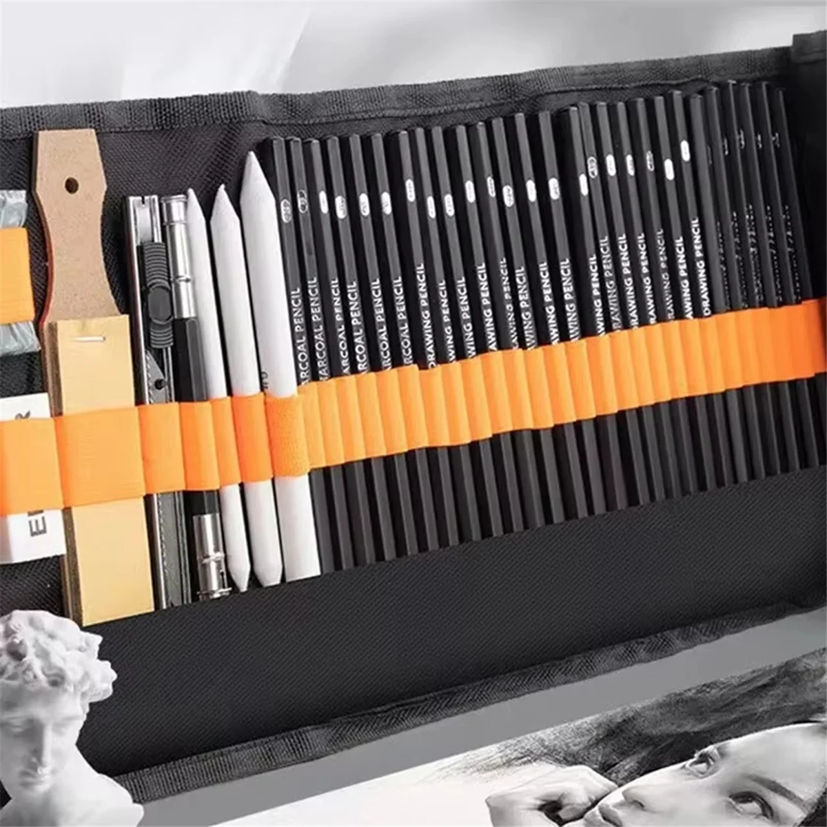 ABLG Sketching Pen Set Drawing Pen Sketching Pencil Student Drawing Art Drawing Brush HB Pen Curtain Set Box Style 27