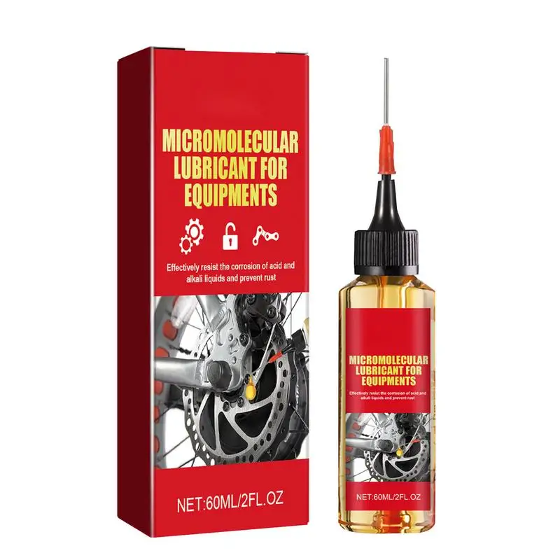 Lubricant Oil For Metal 60ml Rustproof Lubricant Oil Protective Fast Penetration Maintenance Lubricating Oil For Door Locks