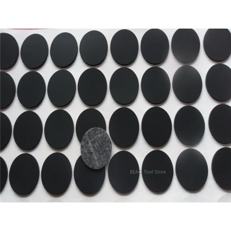 Almohadilla redonda negra para pies, almohadillas de silicona autoadhesivas de un solo lado, estera anticolisión y absorbente de golpes