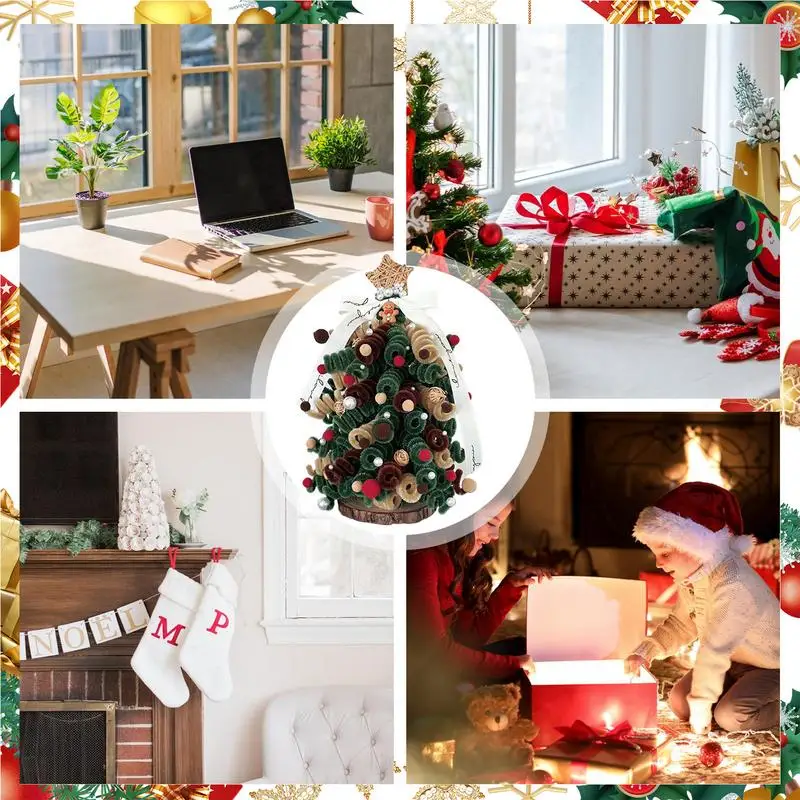 

Настольный рождественский декор, украшение ручной работы с прочной веревочной петлей, праздничный подарок, поделки для друзей, любителей, праздники, день рождения