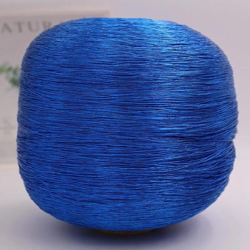 

500 г синяя пряжа для свитера и шарфа, пряжа для ручного вязания крючком, вязаная одежда, рукоделие