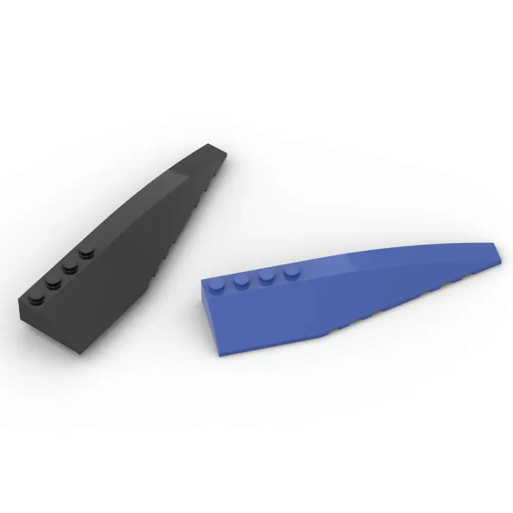 Moc 1 pçs parte tijolos 42061 cunha 12x3 esquerda blocos de construção conjunto casa castelo robô partícula quebra-cabeça ideia educacional brinquedo presentes do miúdo