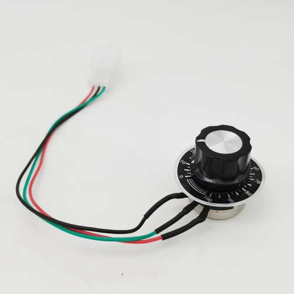 Motor Speed Control Potentiometer with Wire DIY Electric Mechanical Equipment Control Speed Manual Positioner 