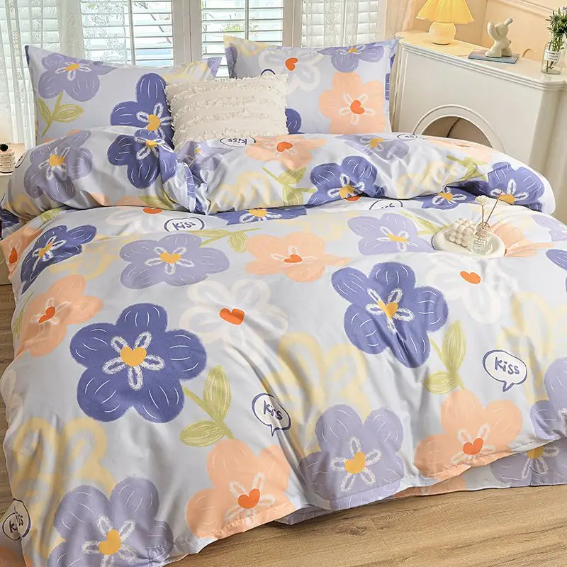 Hotel Quality 200x230cm Queen Size Duvet Cover Set Anti Static Dust Proof Bedroom Essentials With Hidden Buttons Home Textile