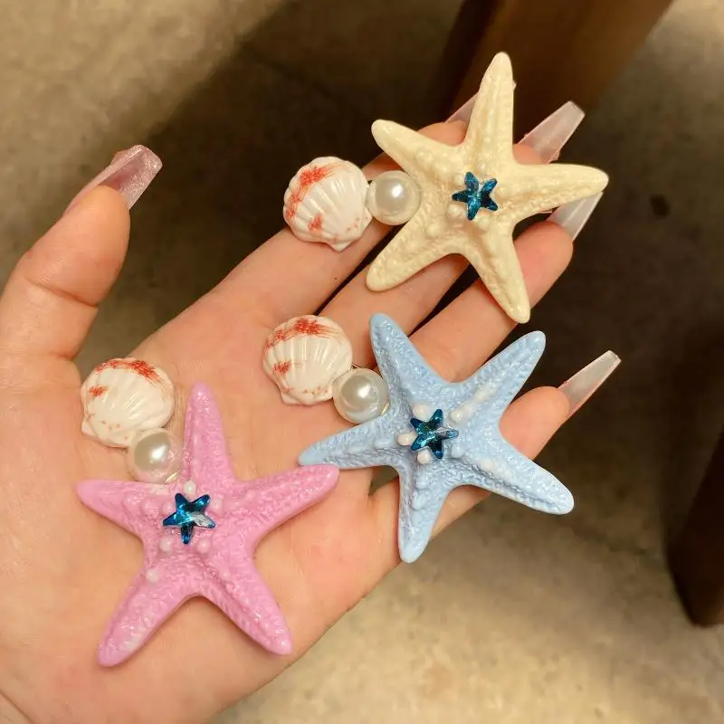 Star Fashion Seitenklammer für Damen, einfache, niedliche Haarnadel, Haarspange, Kopfbedeckung für Urlaub und Dating, Haaraccessoires – Detail 4