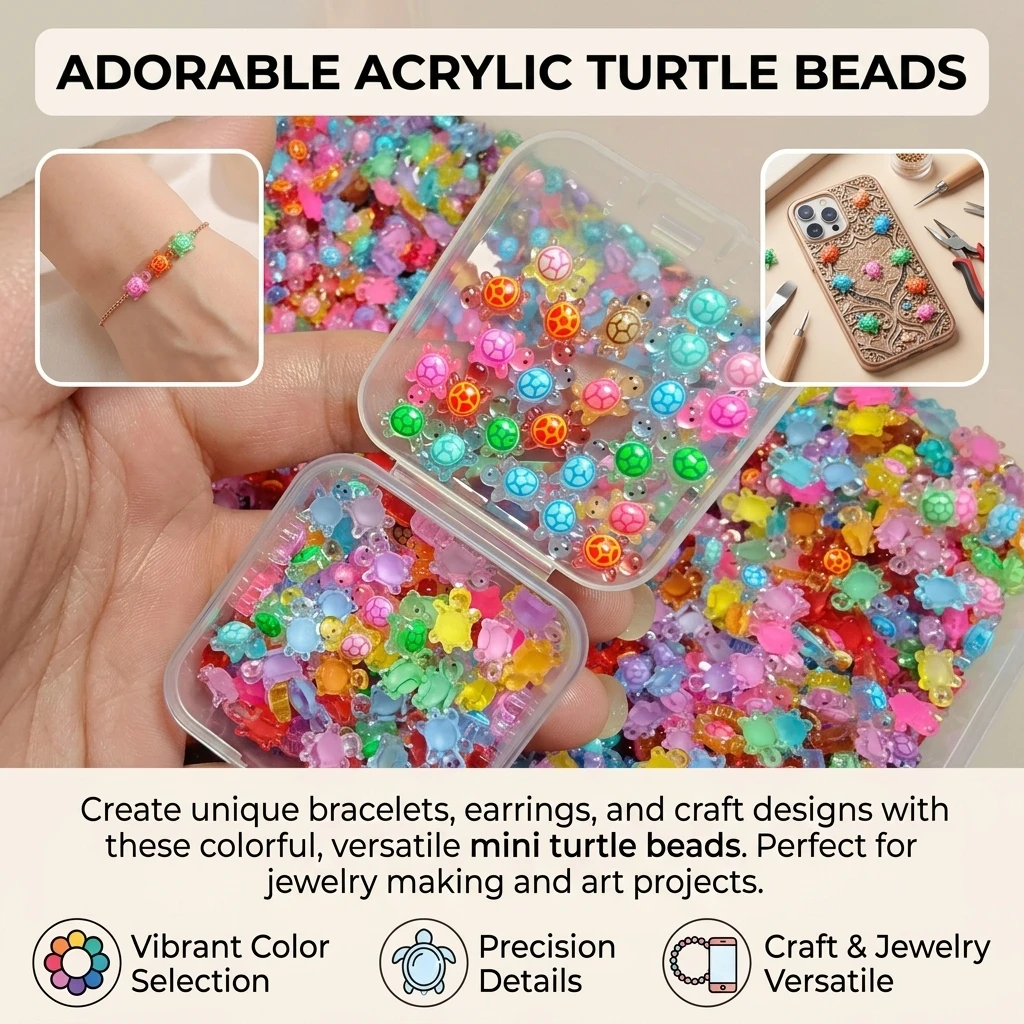 100Pcs Mini Resin Turtles Night Glow Turtle Figurines Multi-Function Glow in The Night Turtle Miniatures for Micro Landscaping