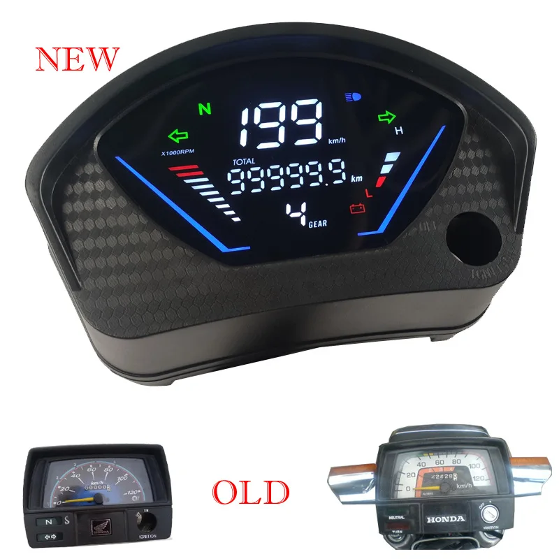 

Export to Costa Rica for Honda CD70 motorcycle Jialing 70JL70 electronic instrument assembly speed RPM and battery meter