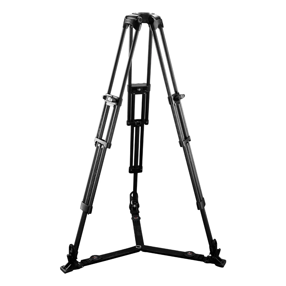 

E-IMAGE GC102 Two-Stage Carbon Fiber Video Tripod Kit With Ground Spreader