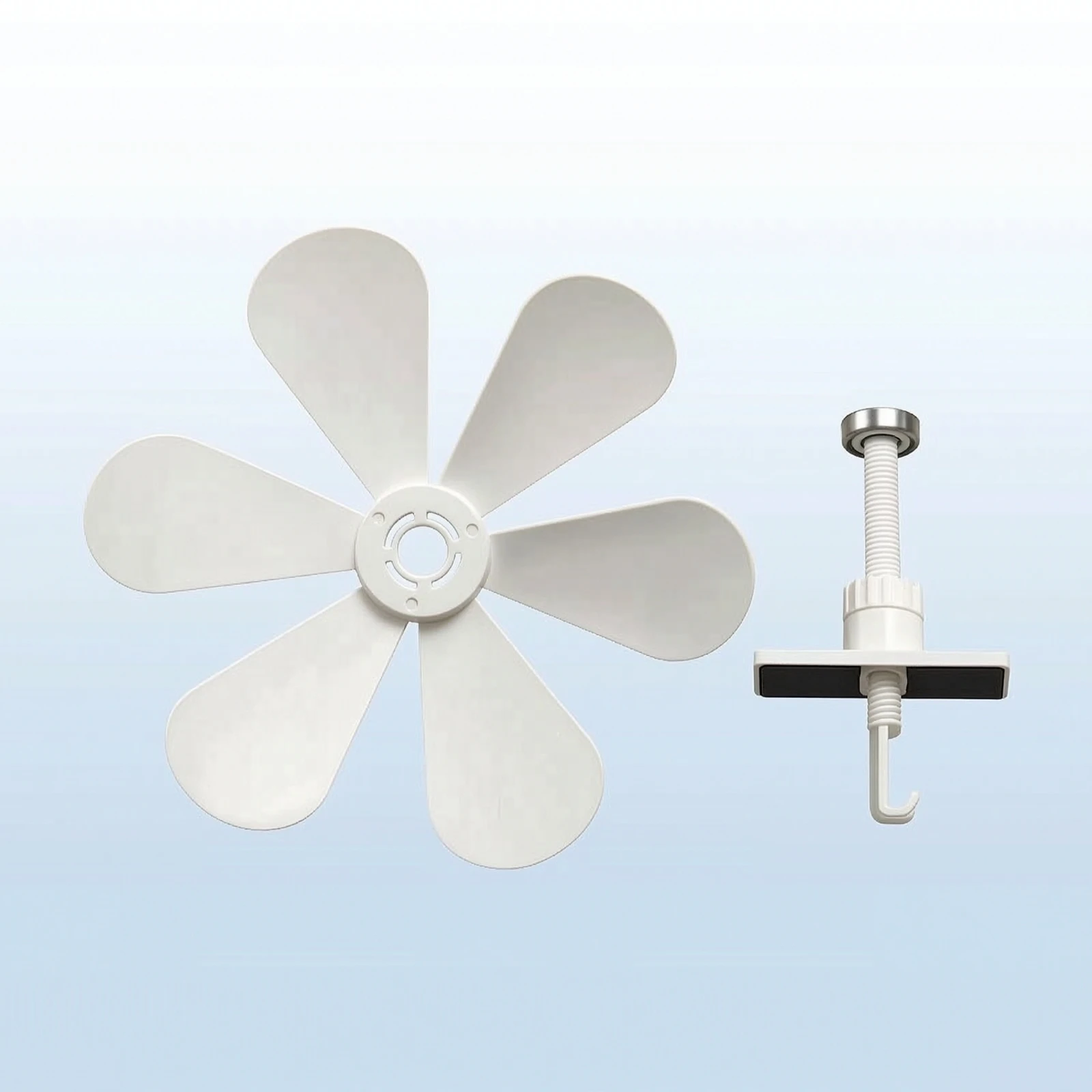 Vent Fan with Mounting Bracket No-Power Propeller Vent Fan Ventilator Energy-Saving Mount Non-Electric for Air Outlet