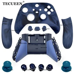 Housing Shell for Xbox Series X Controller Stormcloud Vapor Replacement Faceplate Bottoms Shell ABXY Buttons Thumb Stick Grips