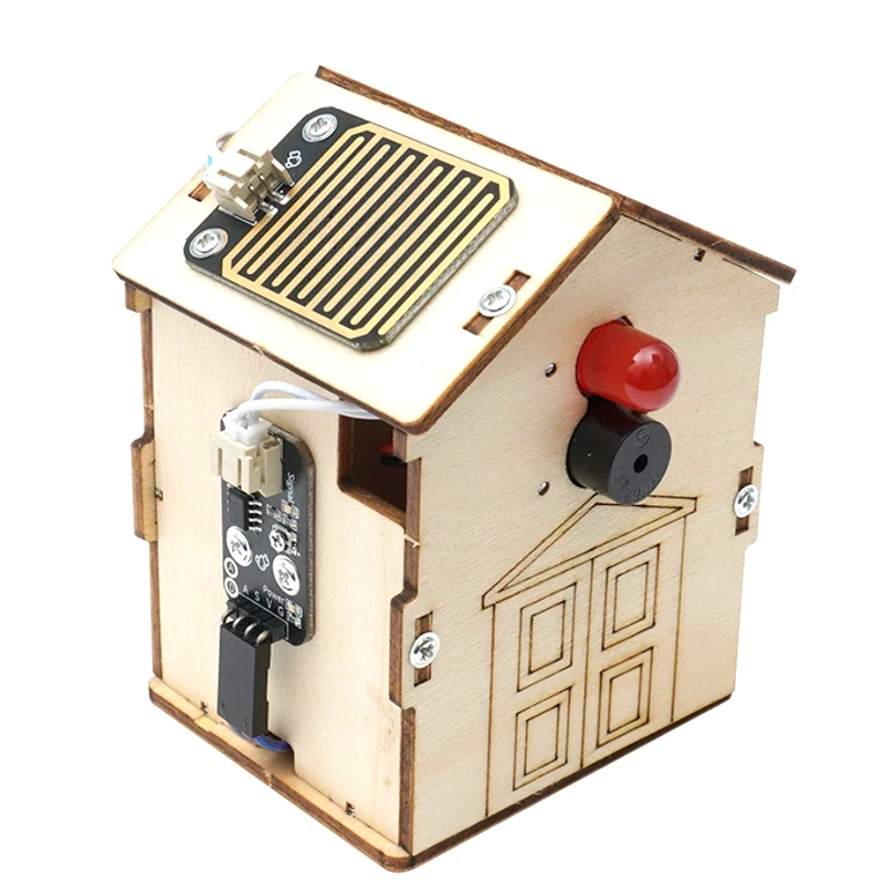 

DIY модель сигнализации, игрушки, технология, наука, экспериментальный набор инструментов, обучающие обучающие деревянные игры-головоломки для детей G276