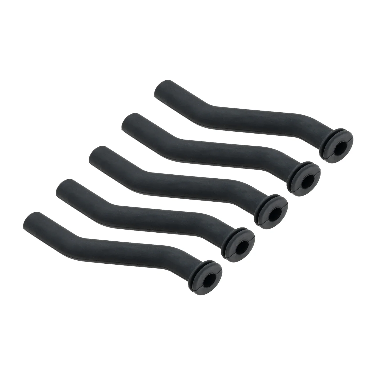 5Pcs Black Vacuum Hose/Equipment Hose MIU14398 MIU12502 for John Deere Lawn and Garden Tractor L118 L120 LA140 Z445 Z425 Z435