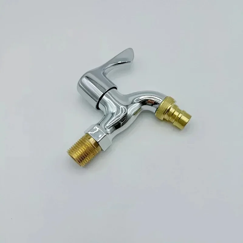 Washer Faucets 1/2" Male Wall Mounted Garden Balcony Water Tap Plastic Water Hose Quick Connector Single Cooled Faucet image 4