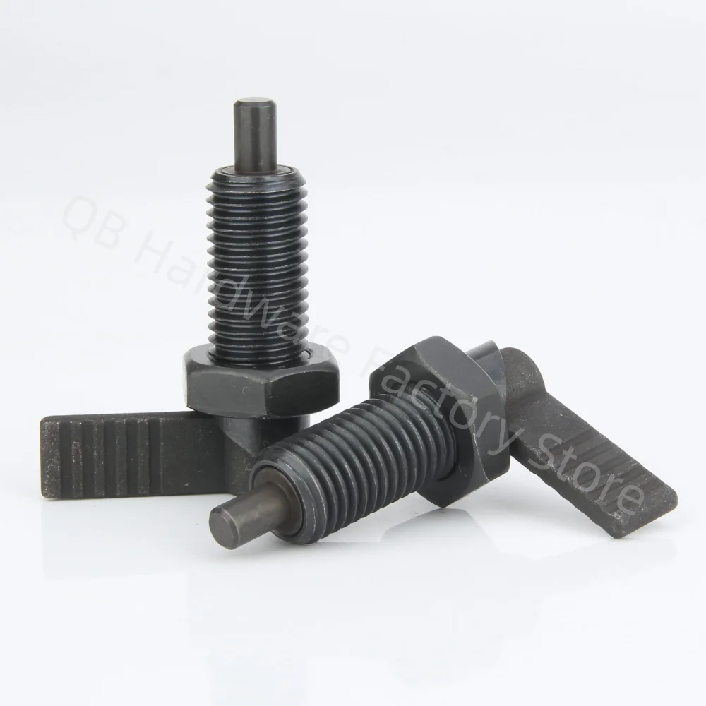 High Quality L-Shaped Handle Fine Thread Nuts Indexing Plungers Spring Screw With Lock Nut