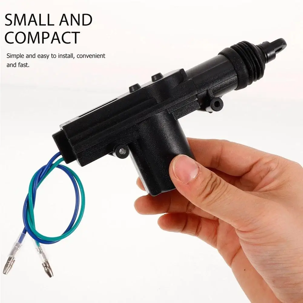 12 فولت السيارات قفل الباب المركزي طقم المحرك الثقيلة سيارة قفل الباب الكهربائي المحرك 2 سلك قفل نظام واحد بندقية نوع عدة