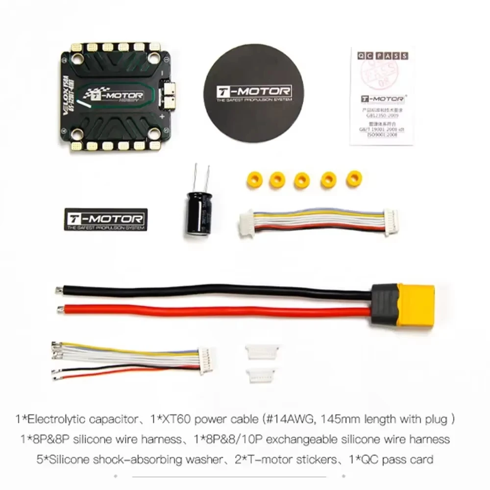 3 6S Lipo 50A 32Bit BLHELI32 Electronic Speed Controller 30.5mm Mount Hole VELOX V50A ESC T Motor Fit FPV Racing Multicopter Spa