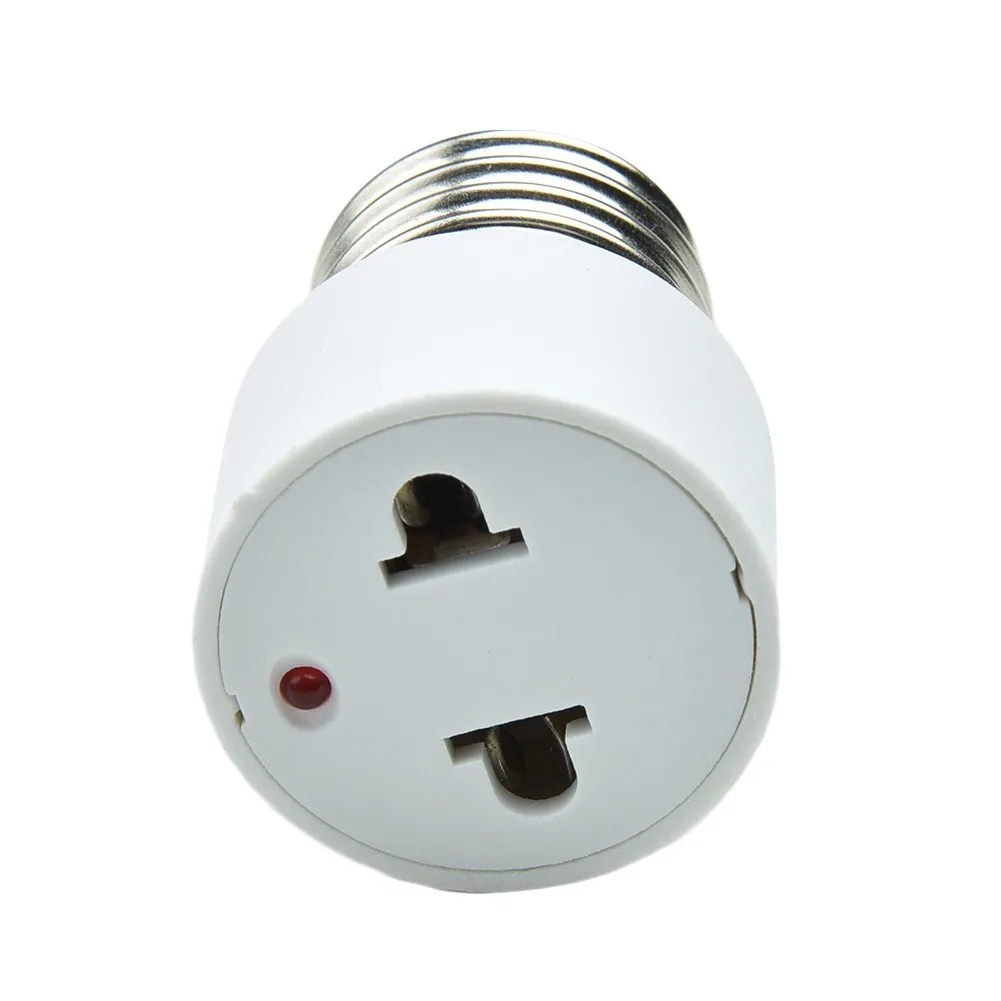 E27 Bulb To US/EU Plug Light Fixture Bulb Base Lamp Socket Adapter Convert E27 Base To Regular US/EU Plug