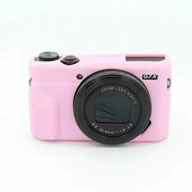 For Canon G7XII G7X Mark2 G7X3 G7X Mark3 Camera Soft Rubber Skin Anti-Drop Full Body Silicone Protective Shell