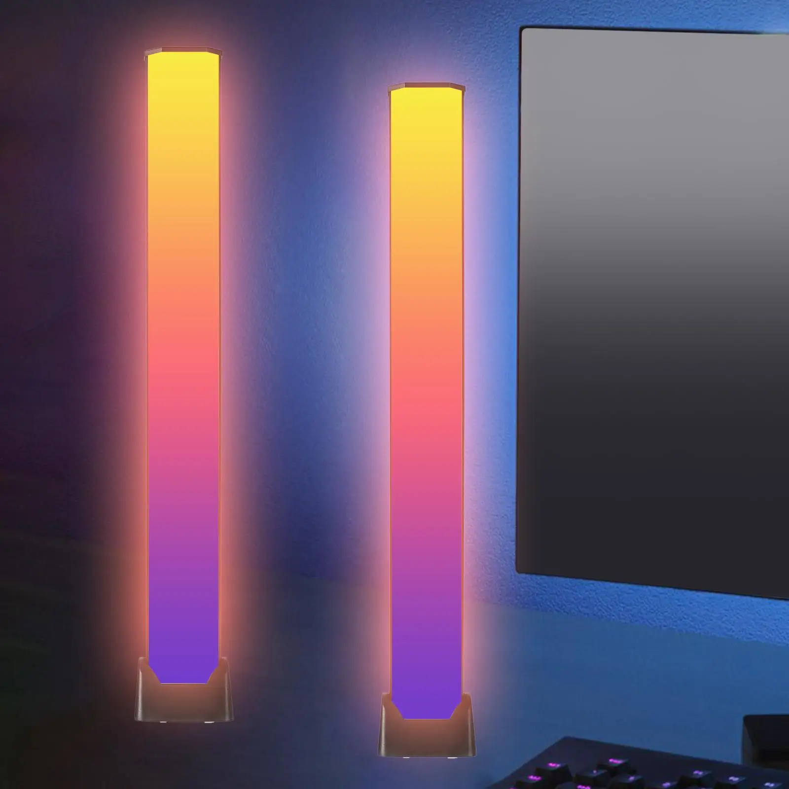 Creative Light ,USB Rechargeable Lights ,RGB Table Bars for TV Backlight Bedside Lighting