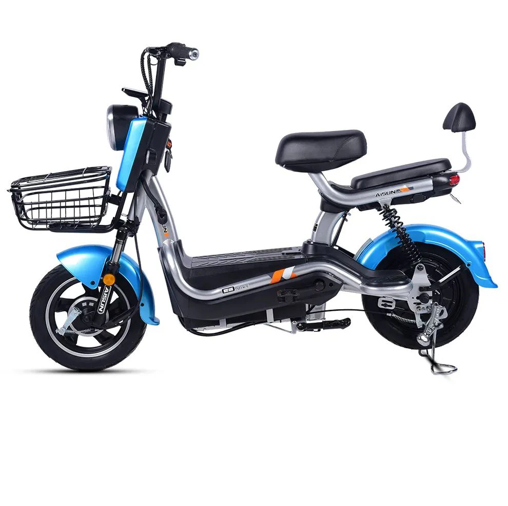 

2023 Hot Sale 400W 48V Cheap Electric Bike Bicycle 14 Inch Long Range Electric Moped Ebike Scooter for Adults
