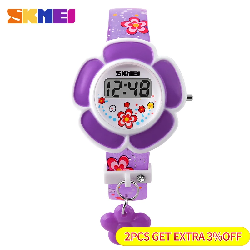 SKMEI-Montres-bracelets pour enfants, jolie montre-bracelet pour filles, beauté créative, horloge personnalisée, mode heure relogio inftalk l