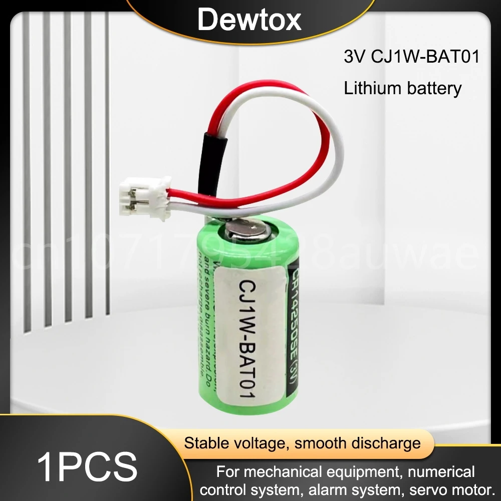 1PCS CP1W-BAT01 CJ1W-BAT01 PLC CNC CR14250SE-R 3V 1000mAh With Wpecial Plug / connectors