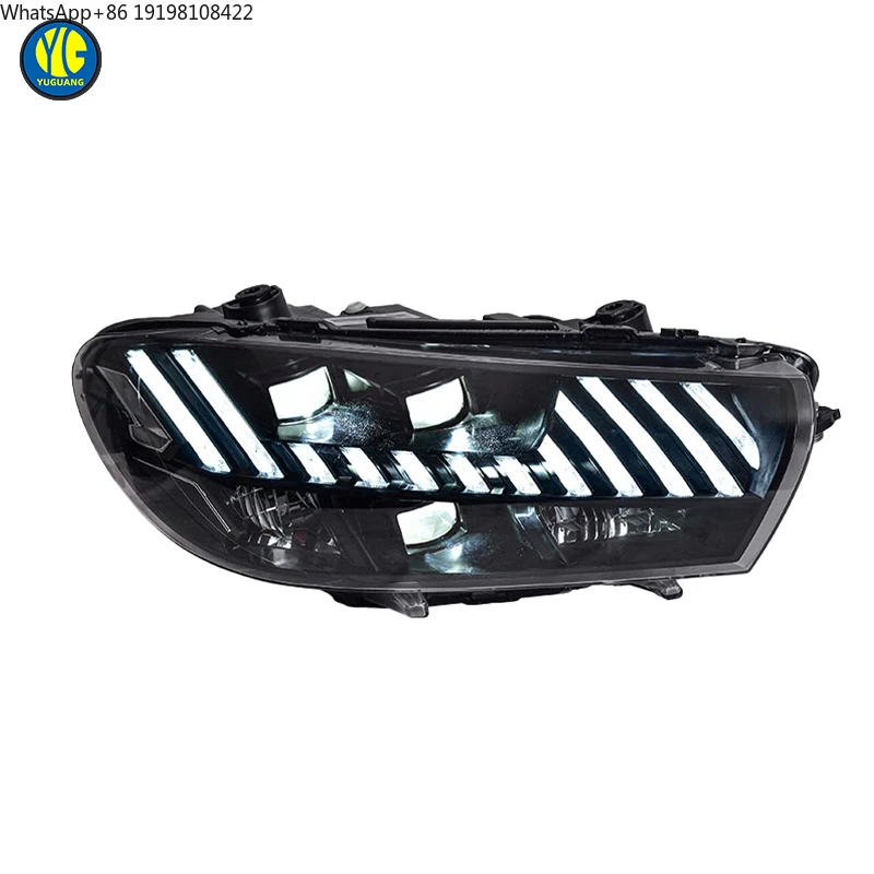 YU GUANG for Volkswagen Scirocco 2009 2016 Car Accessories LED Headlight DRL Front Lights Upgrade Head Lamp Dynamatic Headlamp
