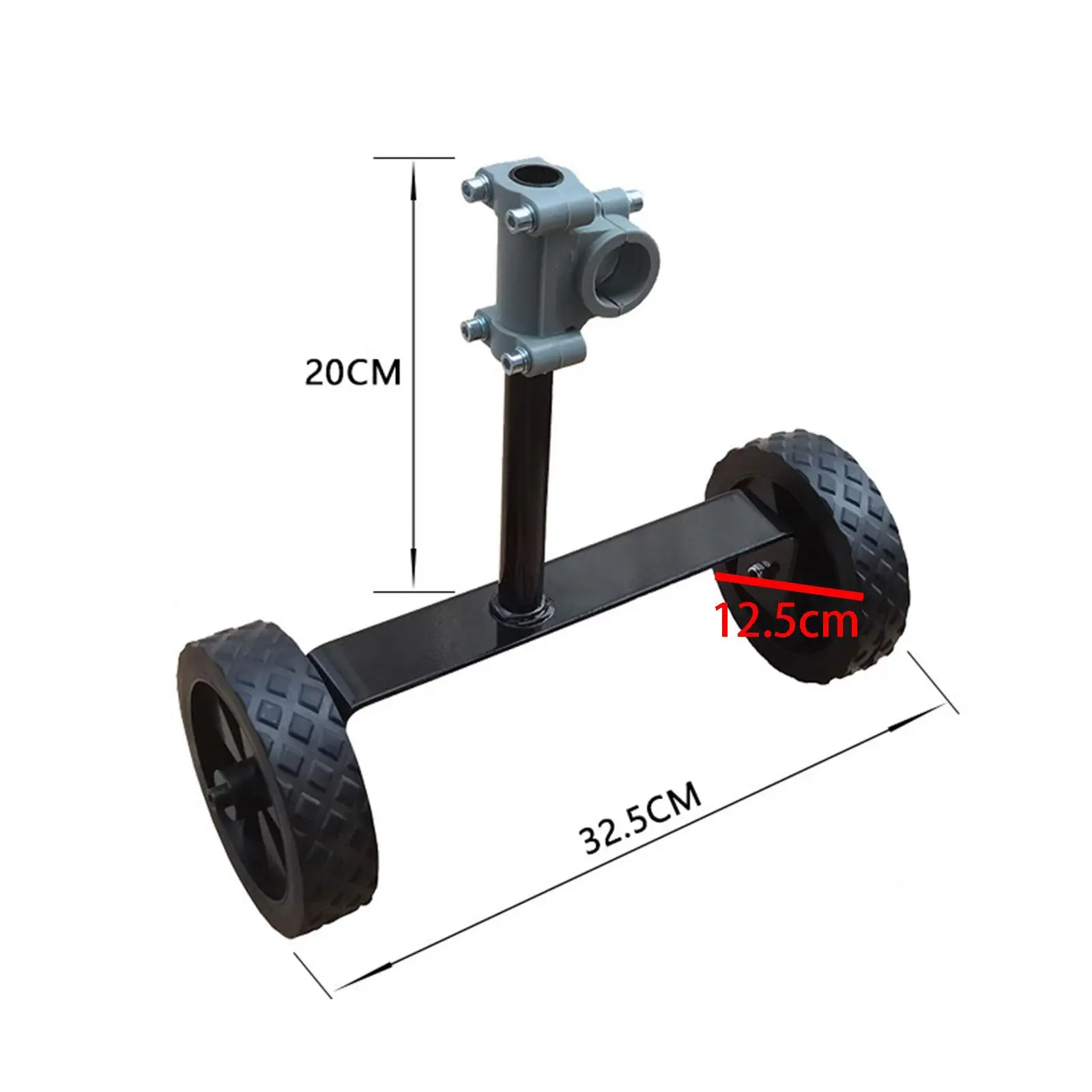 Imagem -06 - Mower Suporte Roda Handle Clamp 25.4 mm 26 mm Handle Fácil de Instalar Prático String Trimmer Roda para Cortadores de Mochila