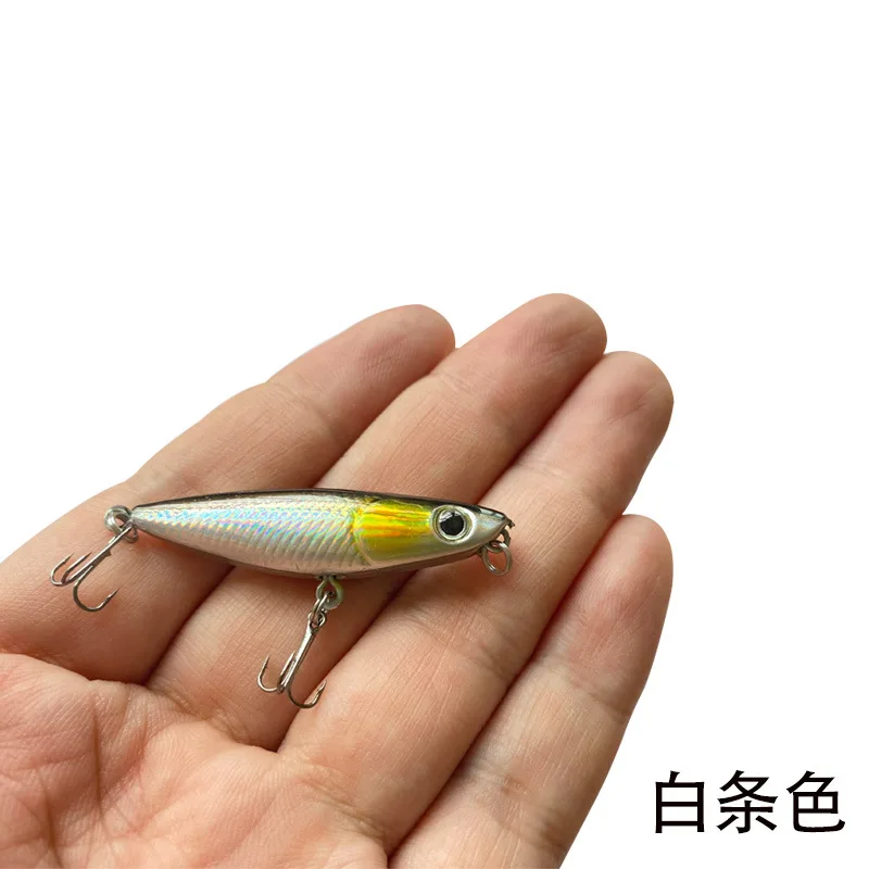 1pcs 45mm/ 1.8g New Topwater Pencil  Surface Fishing Lure Walk The Dog Artificial Saltwater Hard Bait Bass Plastic Walker Tackle