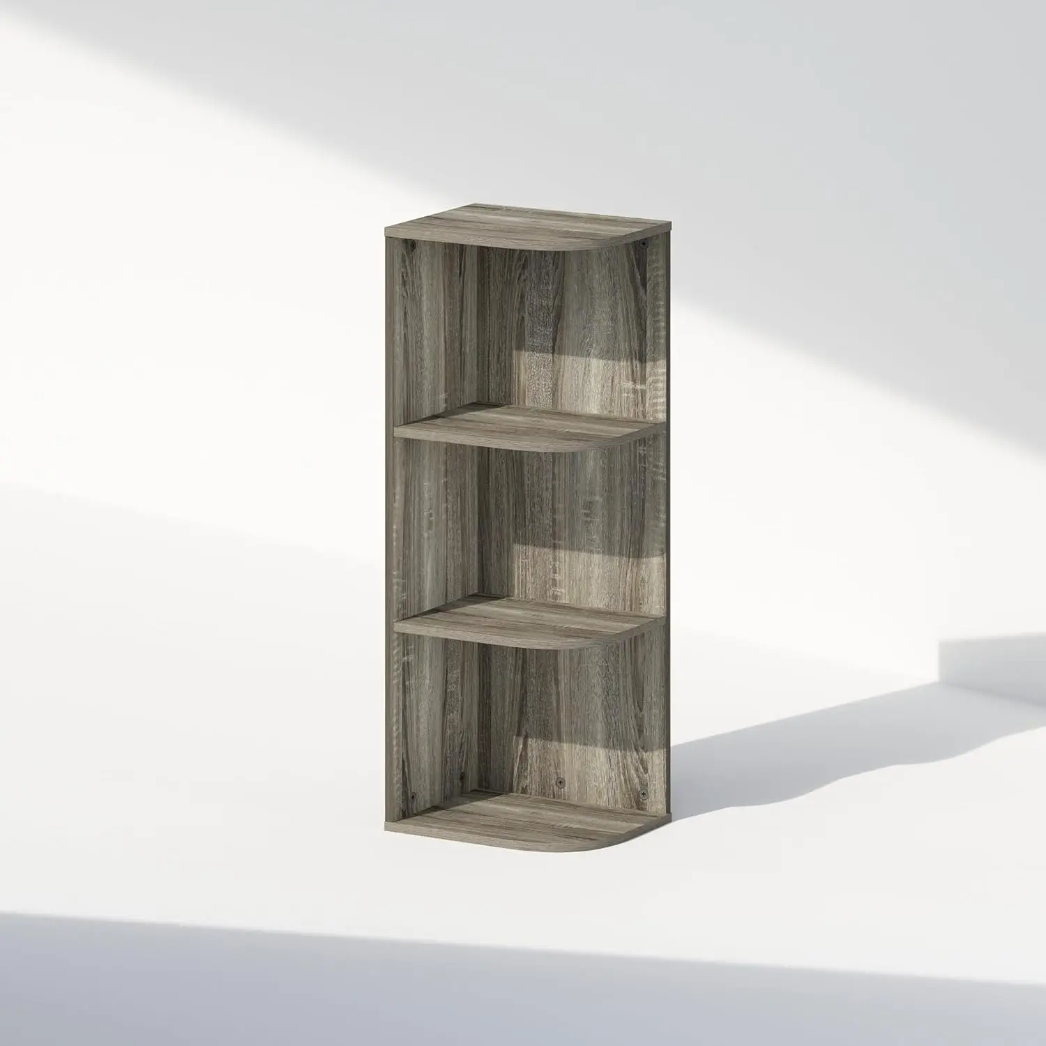 Reed Corner Shelf, 3-Tier Corner Bookshelf, Book Shelf, Corner Shelves, Storage Rack, for Organization and Storage, Home Offi view 5