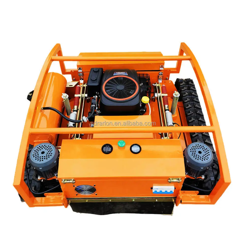 New Design 550Mm 800Mm Cutting Width Gasoline Remote Control Lawn Mower