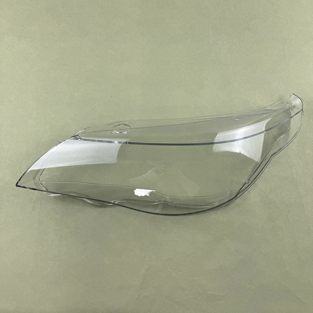 For BMW 5 Series E60 E61 523Li 525Li 530Li 2006-2010 Headlamp Transparent Lampshade Shell Masks Headlight Cover Lens Plexiglass